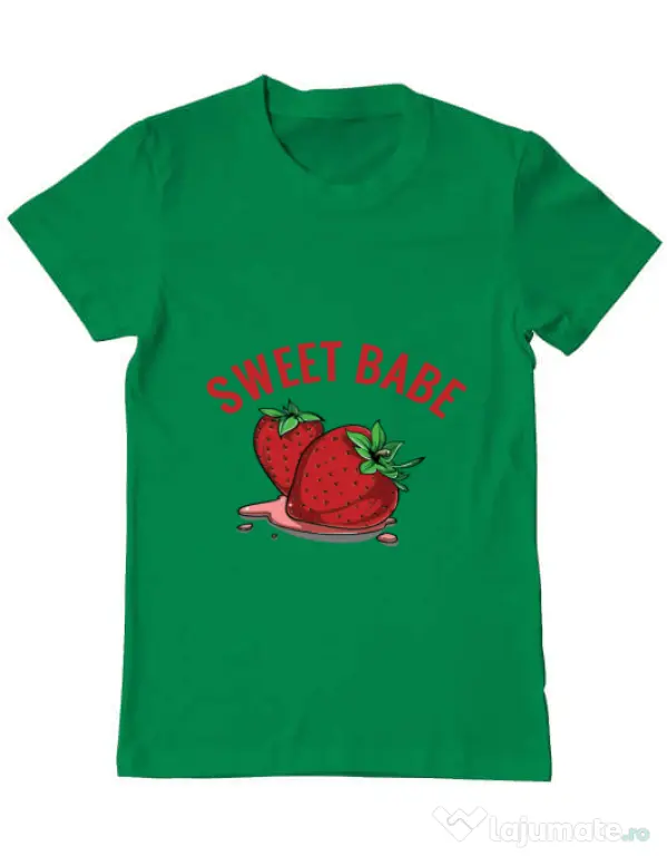 Tricou ADLER barbat Sweet babe Verde mediu