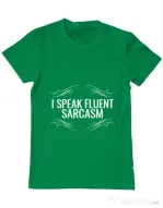 Tricou ADLER barbat Sarcasm Verde mediu