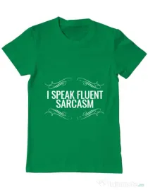 Tricou ADLER barbat Sarcasm Verde mediu