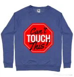 Bluza ADLER barbat Can’t touch this Albastru melanj