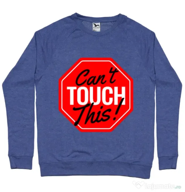 Bluza ADLER barbat Can’t touch this Albastru melanj