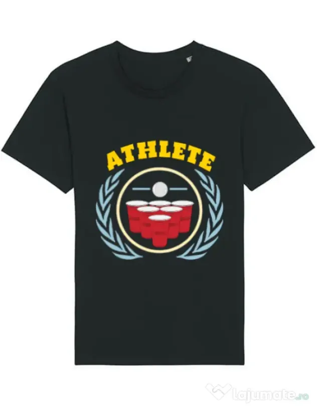 Tricou STANLEY STELLA barbat Athlete Negru