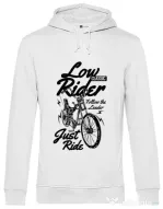 Hoodie barbat cu gluga Lowrider Alb