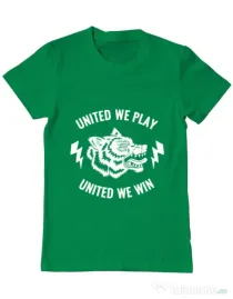 Tricou ADLER barbat United we play Verde mediu