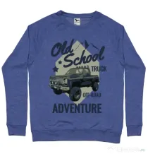 Bluza ADLER barbat Off-road truck Albastru melanj