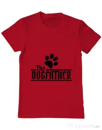 Tricou ADLER barbat The dogfather Rosu