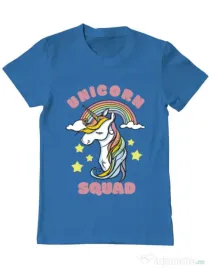 Tricou ADLER barbat Unicorn squad Albastru azuriu