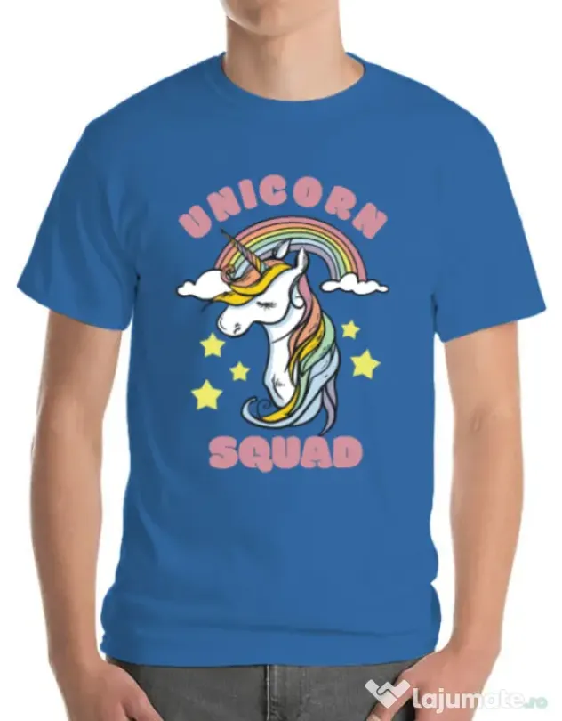 Tricou ADLER barbat Unicorn squad Albastru azuriu