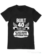 Tricou ADLER barbat Original parts Negru
