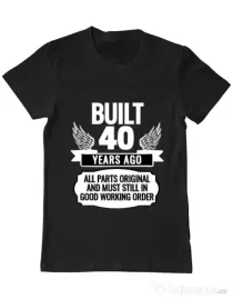 Tricou ADLER barbat Original parts Negru