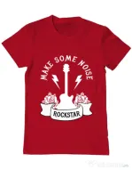 Tricou ADLER barbat Make some noise Rosu