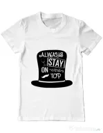 Tricou ADLER barbat Stay on top Alb