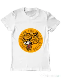 Tricou ADLER barbat Break the rules Alb