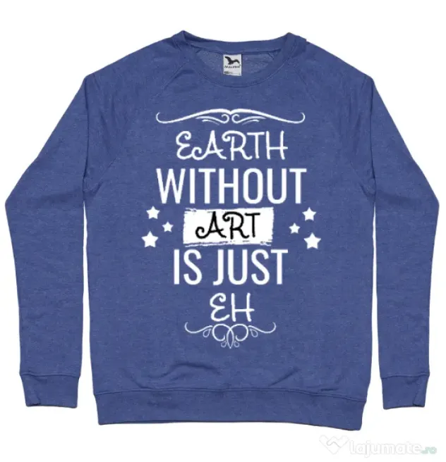 Bluza ADLER barbat Earth without art Albastru melanj