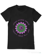 Tricou ADLER barbat C’mon inner peace Negru