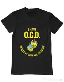 Tricou ADLER barbat Obsessive cupcake disorder Negru