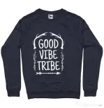 Bluza ADLER barbat Good vibe tribe Denim inchis