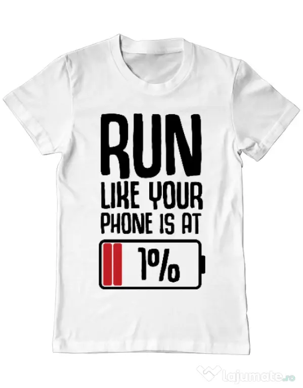 Tricou ADLER barbat Run Alb