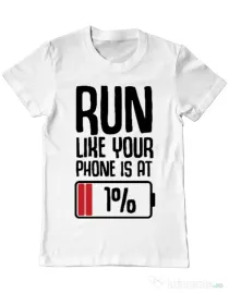 Tricou ADLER barbat Run Alb
