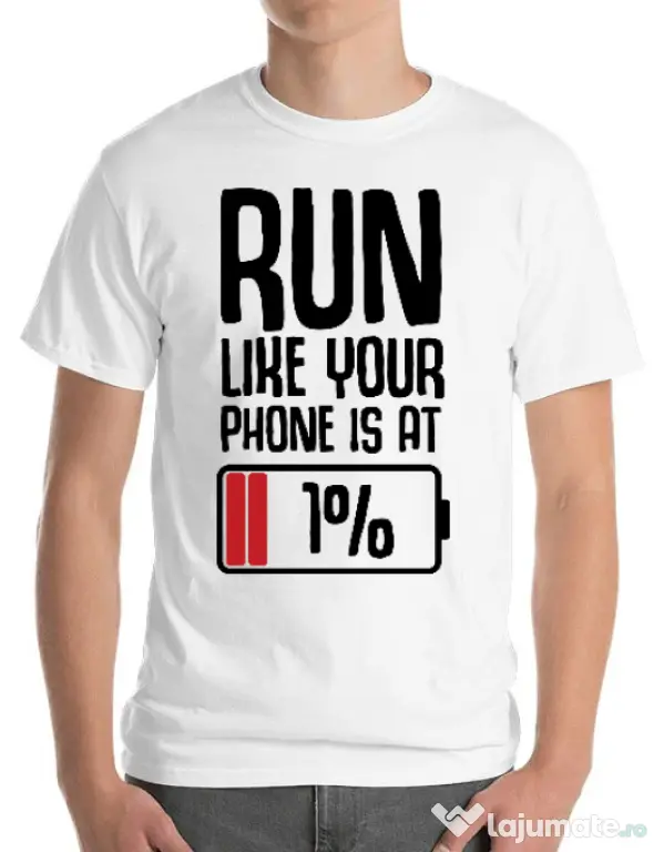 Tricou ADLER barbat Run Alb
