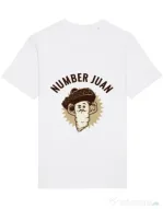 Tricou STANLEY STELLA barbat Number Juan Alb