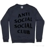 Bluza ADLER barbat Anti social Club Denim inchis