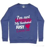 Bluza ADLER barbat I’m not spoiled Albastru melanj