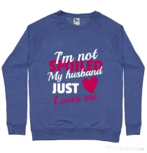 Bluza ADLER barbat I’m not spoiled Albastru melanj