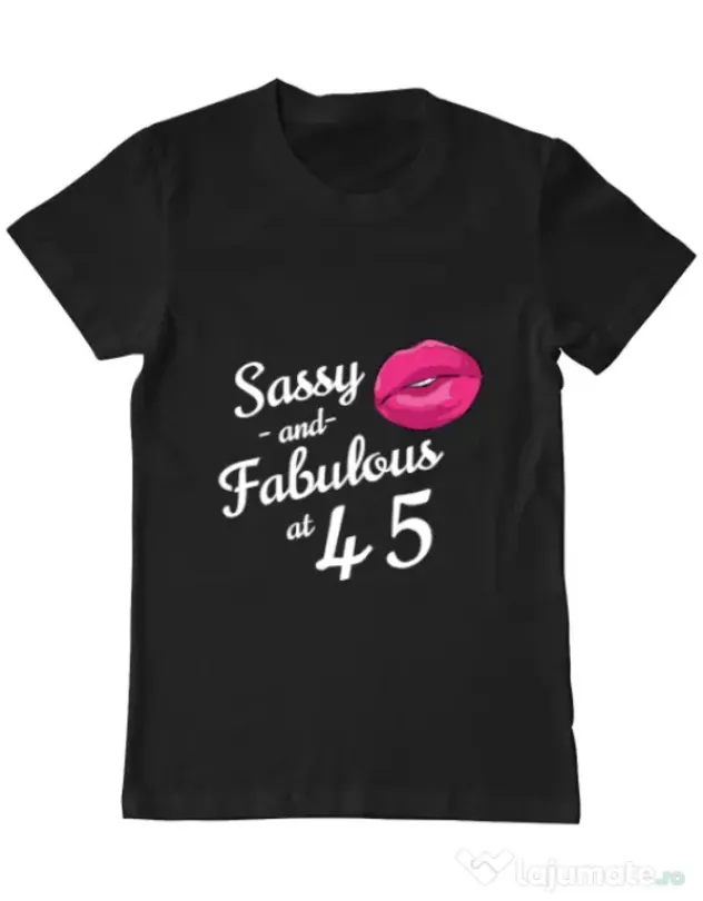 Tricou ADLER barbat Sassy and fabulous Negru