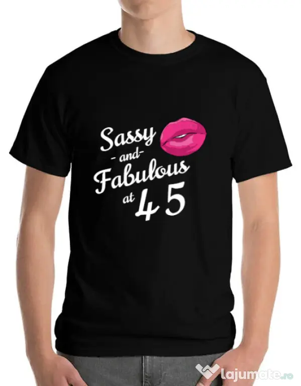 Tricou ADLER barbat Sassy and fabulous Negru