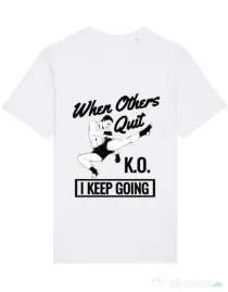Tricou STANLEY STELLA barbat I keep going Alb