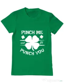 Tricou ADLER barbat Pinch me Verde mediu