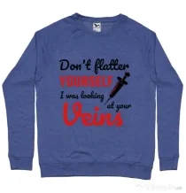 Bluza ADLER barbat Don’t flatter yourself Albastru melanj