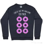 Bluza ADLER barbat Awesome sixpack Denim inchis