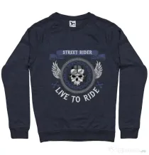 Bluza ADLER barbat Street rider Denim inchis