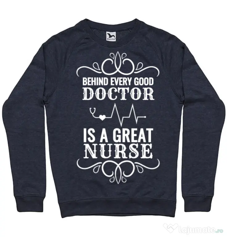 Bluza ADLER barbat Great nurse Denim inchis