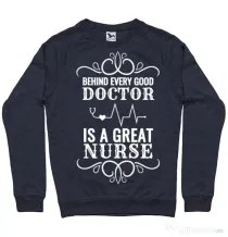 Bluza ADLER barbat Great nurse Denim inchis