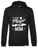 Hoodie barbat cu gluga My favorite player Negru