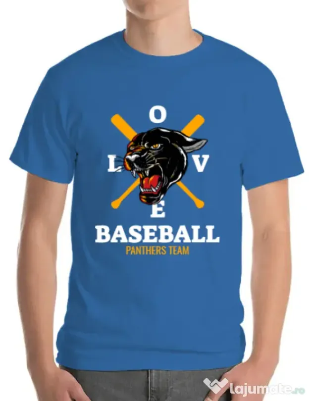 Tricou ADLER barbat Panthers team Albastru azuriu