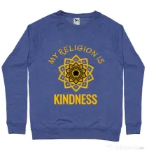 Bluza ADLER barbat Kindness Albastru melanj