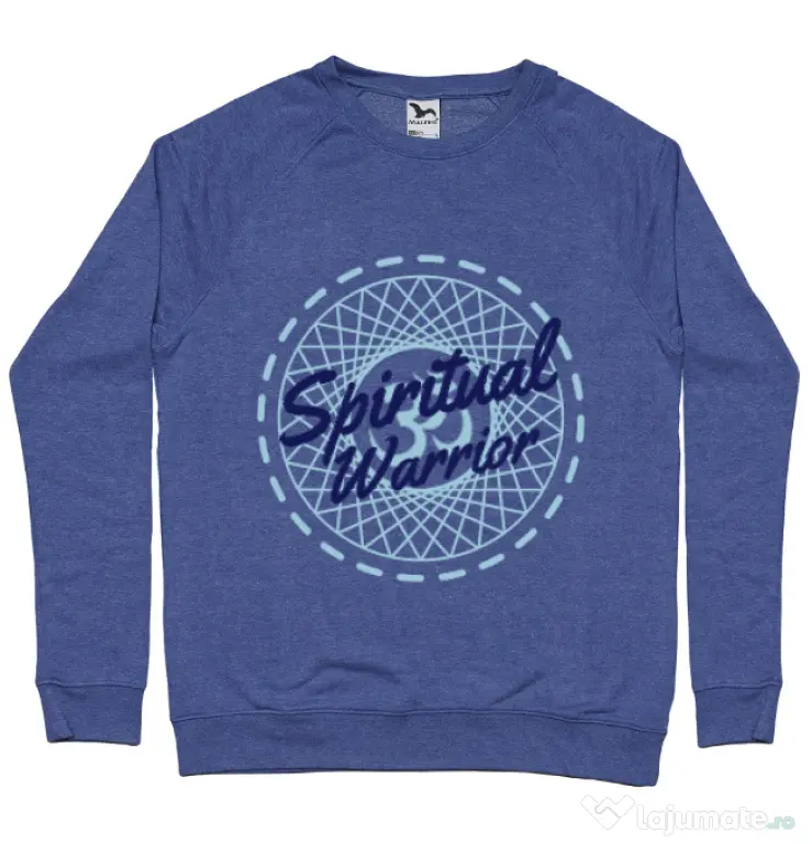 Bluza ADLER barbat Spiritual warrior Albastru melanj