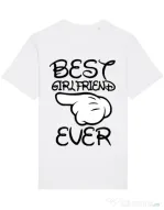 Tricou STANLEY STELLA barbat Best girlfriend ever Alb