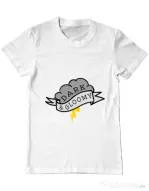 Tricou ADLER barbat Dark and gloomy Alb