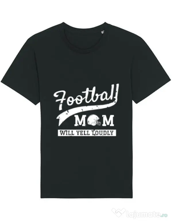 Tricou STANLEY STELLA barbat Football mom Negru