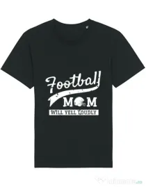 Tricou STANLEY STELLA barbat Football mom Negru
