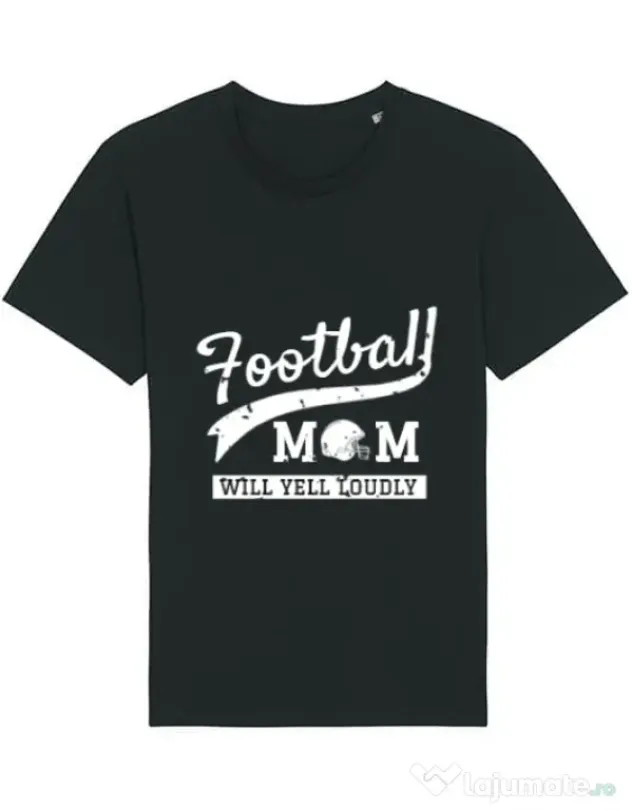 Tricou STANLEY STELLA barbat Football mom Negru