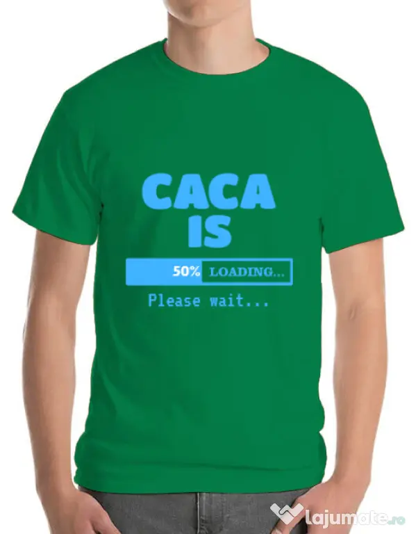 Tricou ADLER barbat Caca is loading Verde mediu