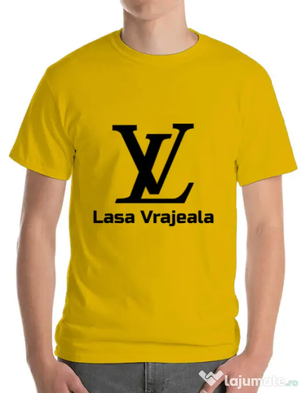 Tricou ADLER barbat Lasa vrajeala Galben
