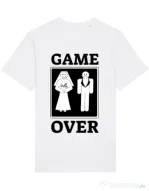 Tricou STANLEY STELLA barbat Game over Alb