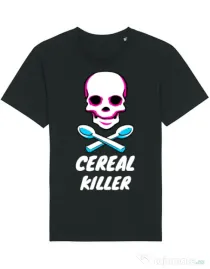 Tricou STANLEY STELLA barbat Cereal killer Negru